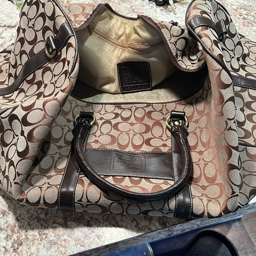 Rare vintage Coach duffel bag